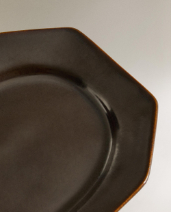 блюдо сервировочное из каменной керамики Zara Home, фото 3