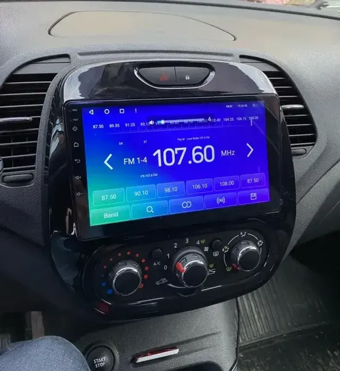 Магнитола для Renault Kaptur 2016+ (кондиционер) - Kuberg EW-9627-M QLed, Android 12, Быстрая, CarPlay, 4G SIM-слот