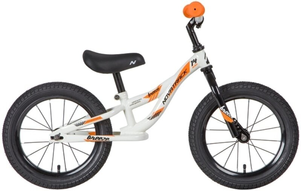 Беговел Novatrack Breeze 14, красный