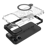 Прозрачный чехол Honeycomb Stand Case для iPhone 17 Pro Max