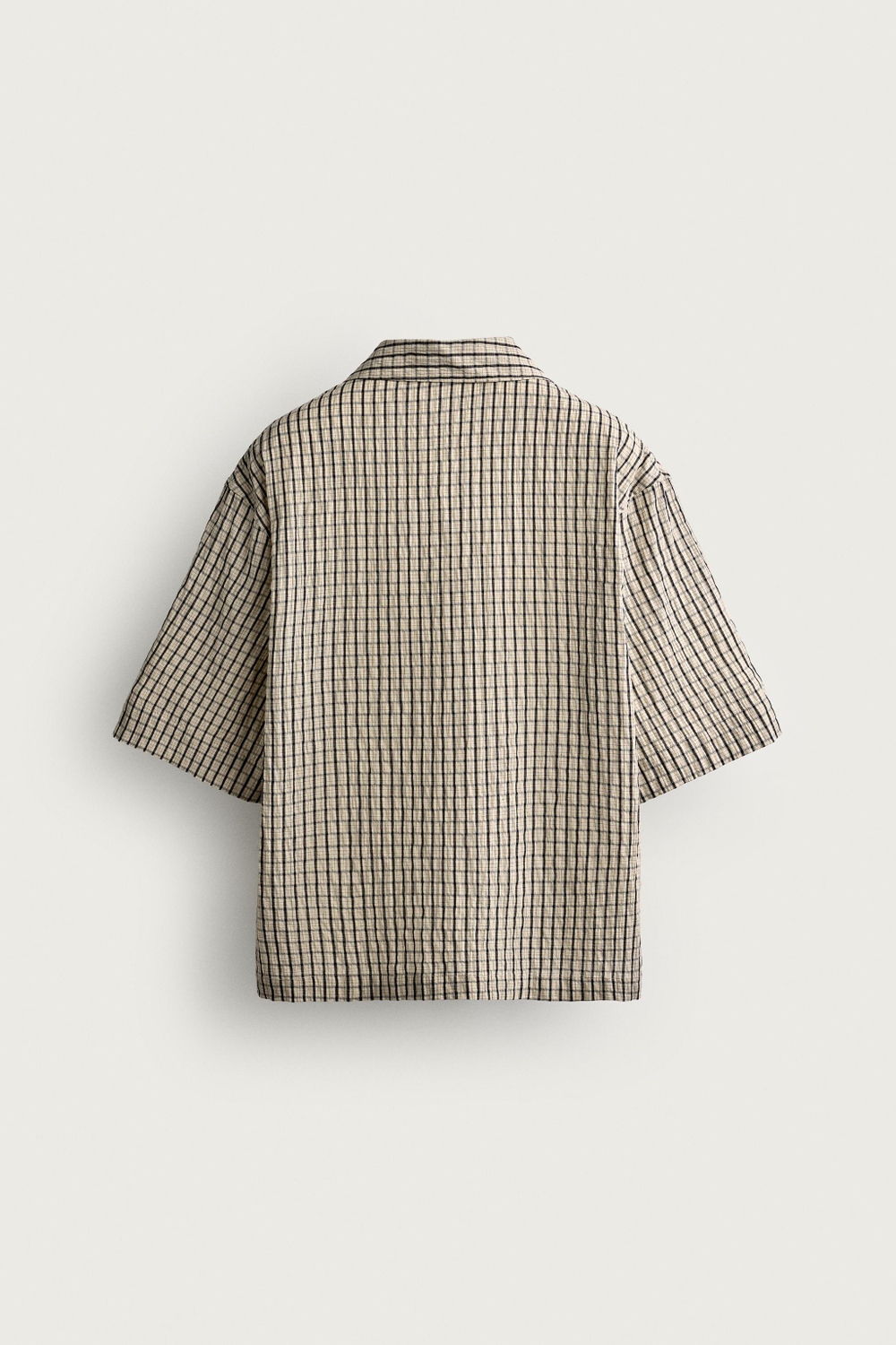 РУБАШКА RELAXED FIT В КЛЕТКУ — ZARA · 1020/907