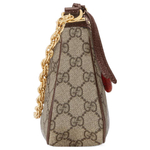 GUCCI Ophidia Monogram Canvas With Leather Trim Shoulder Bag, Handbag, Crossbody Bag, Shoulder Bag Women"s