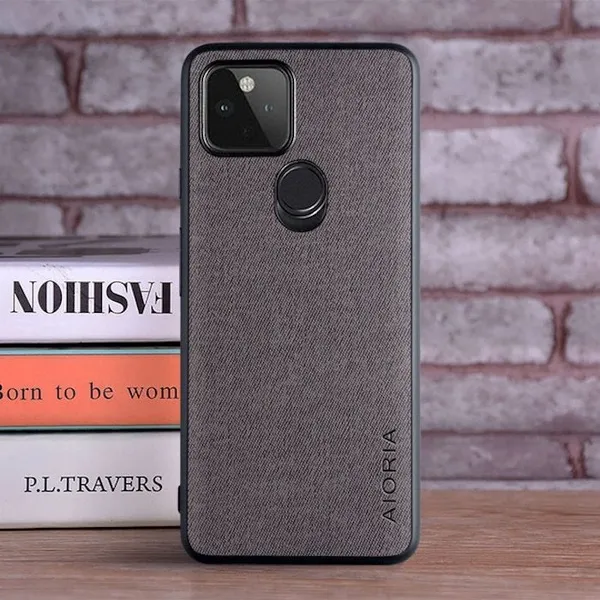 Тканевый чехол Aioria для Google Pixel 5 (Темно-серый)