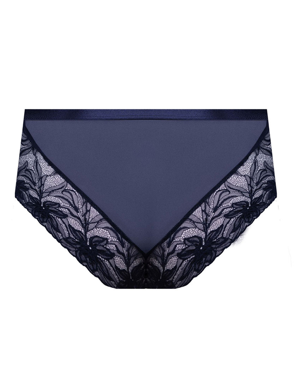 Трусы слипы высокие Mefemi SIMONE Classic индиго