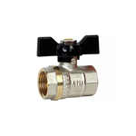 ViEiR шаровой кран ВР бабочка 3/4" желтый (VR205-02)