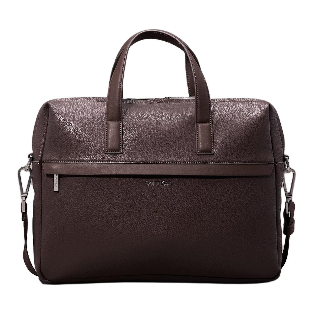 CALVIN KLEIN Polyester Laptop Bag Men"s Brown