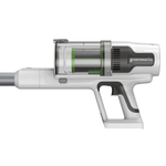 Пылесос вертикальный акк. Greenworks SV24360, 24V, б/щет, 250 Вт, 17 кПа, электрощетка, 2 насадки, LED, белый+серебро, без АКБ (4702107)