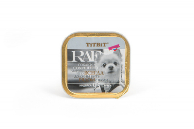 Титбит Конс. д/соб.RAF Индейка 100г(ламис)