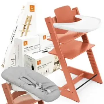 Стульчик для кормления STOKKE Tripp Trapp комплект 4 в 1 (Terracotta)