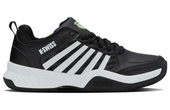 Мужские кроссовки теннисные K-Swiss Court Express 2 Clay - black/white/soft neon green