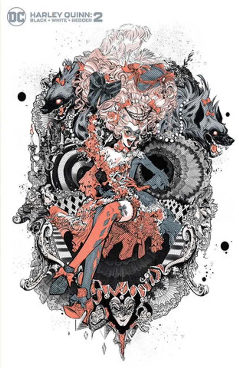 Harley Quinn Black White Redder #2 (Cover B)