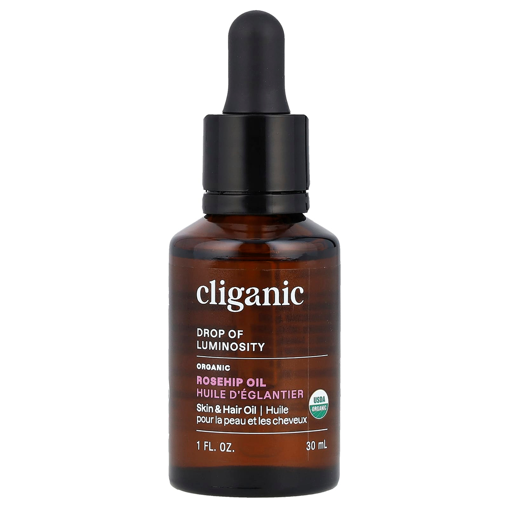 Cliganic, Drop of Luminosity ™, органическое масло шиповника, 30 мл (1 жидк. Унция)