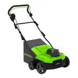 Аэратор-скарификатор аккумуляторный Greenworks Арт. 2517607, 40V, бесщеточный, без АКБ и ЗУ — фото 2