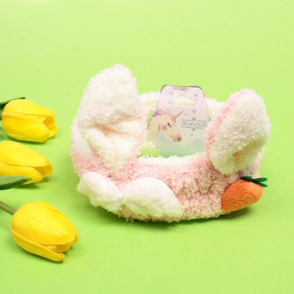 Повязка на голову «Little bunny- Lucky», микс 4 цвета, 20*6 см (подвес Единорожек)
