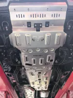 Защита днища 8мм для Lexus GX 550 OverTrail 3.5 Twin Turbo 2024 Лексус Защита кпп картера двигателя коробки бака