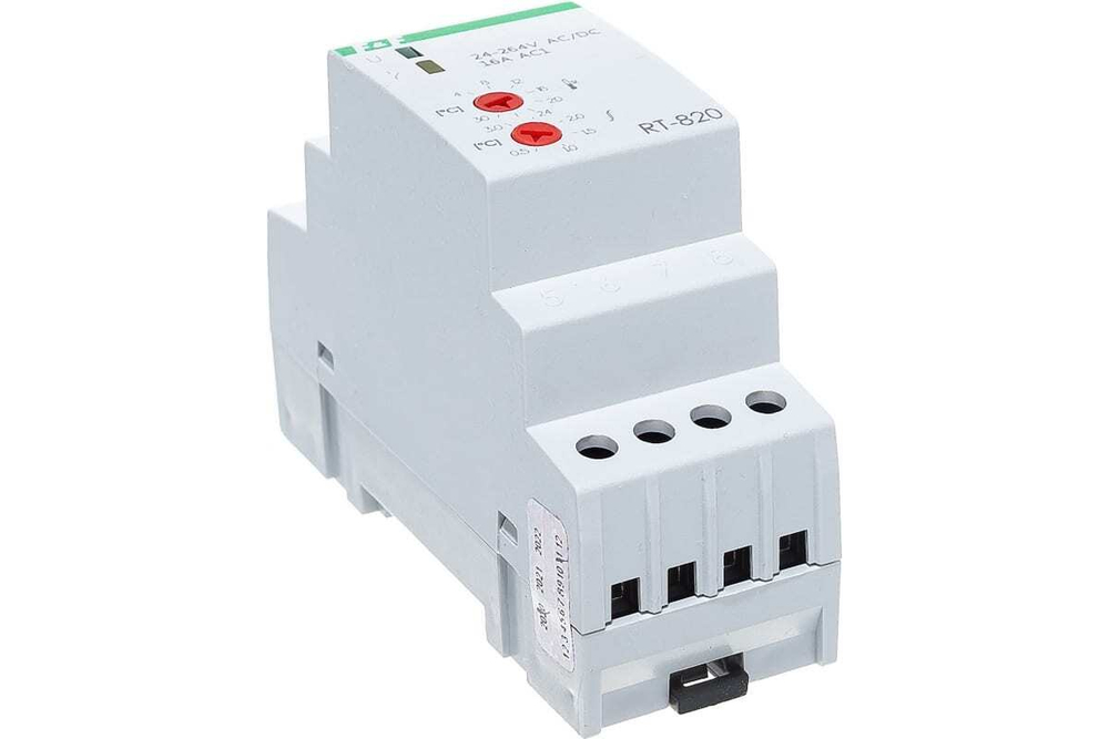 Реле контроля температуры RT-820 50-264В AC 16А 1NO/NC IP20 (от +4 до +30 град.C; с выносным датчиком в комплекте)