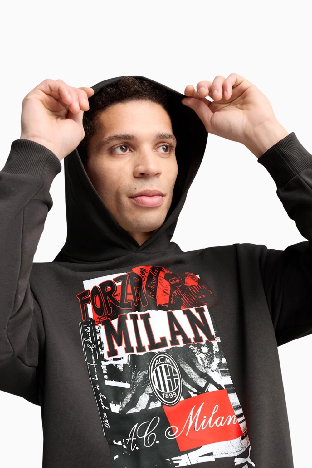 Кофта Puma AC Milan 24/25 ftblNRGY+ - серый