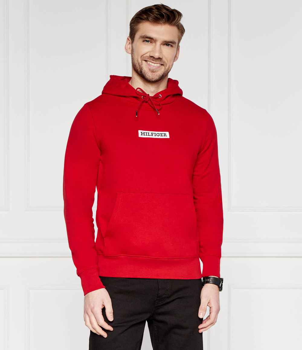 Худи MONOTYPE BOX Tommy Hilfiger - красный(MW0MW34379)