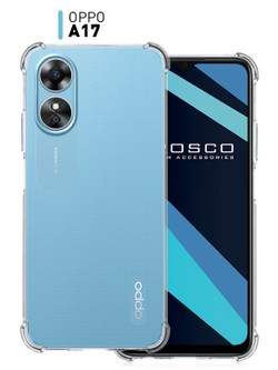 Чехол ROSCO для Oppo A17 (арт. OPPO-A17-HARD-TPU-TRANSPARENT )