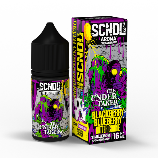 Ароматизатор SCNDL The Undertaker (Печенье Ежевика Черника)
