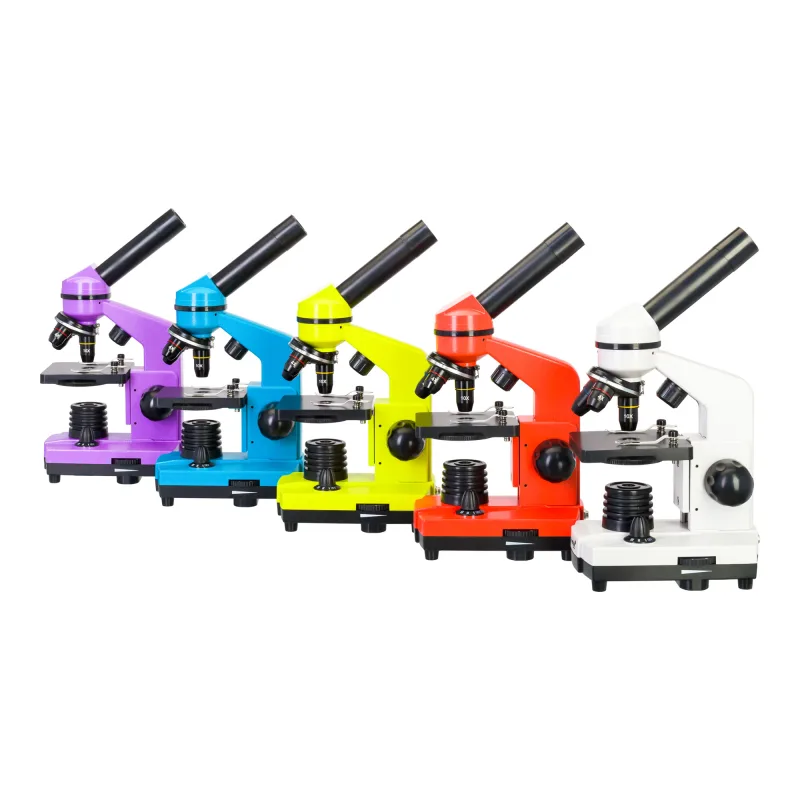 Микроскоп Levenhuk Rainbow 2L Amethyst\Аметист - разноцветные микроскопы в ряд