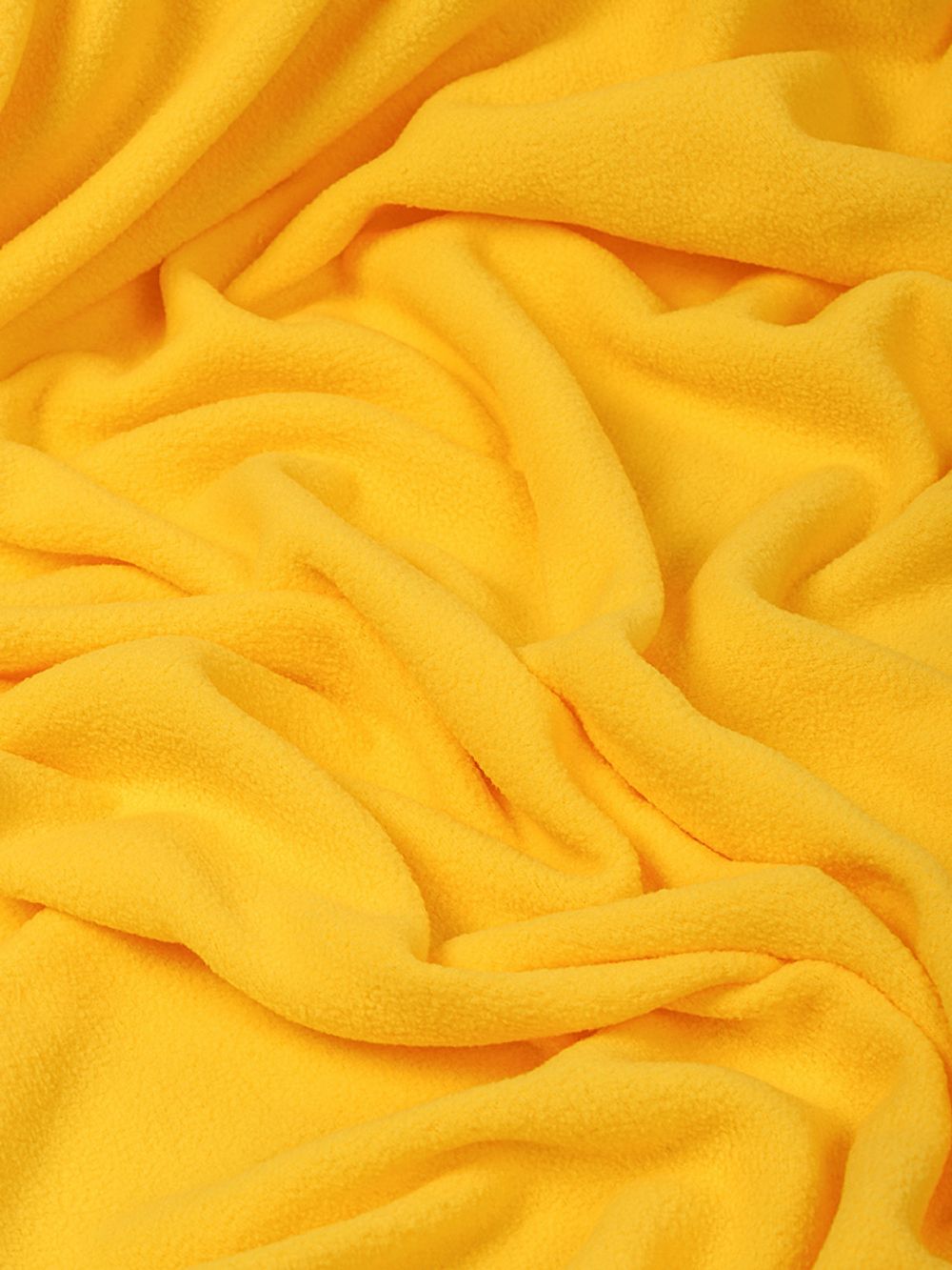 Флис 2-сторонний 190 г/м², 150 см / 2 метра, TBY-0059-001.2, цв.S001 желтый