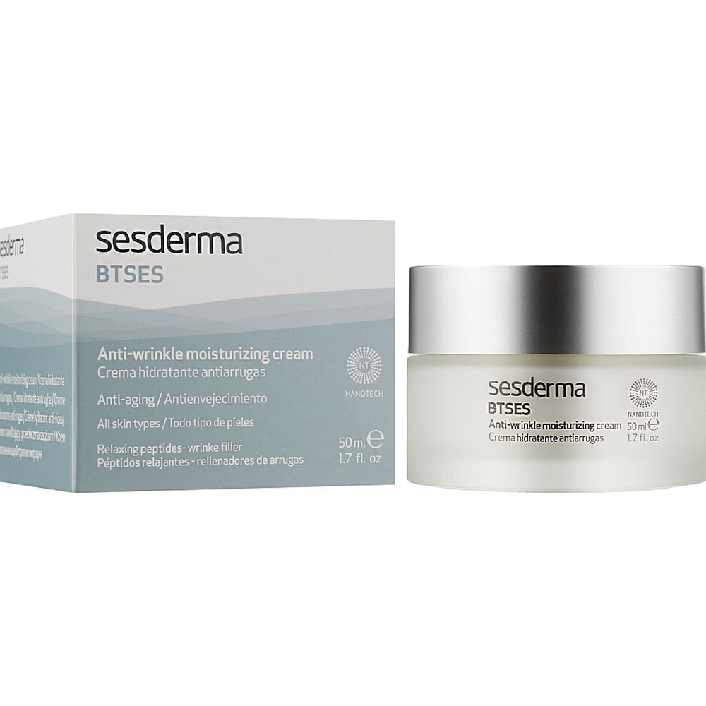 Увлажняющий крем против морщин SESDERMA BTSES Anti-wrinkle moisturizing cream 50 мл