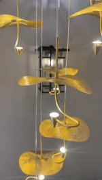 Pendant design lamp Gold Moon by Catellani & Smith (10 lampshades)