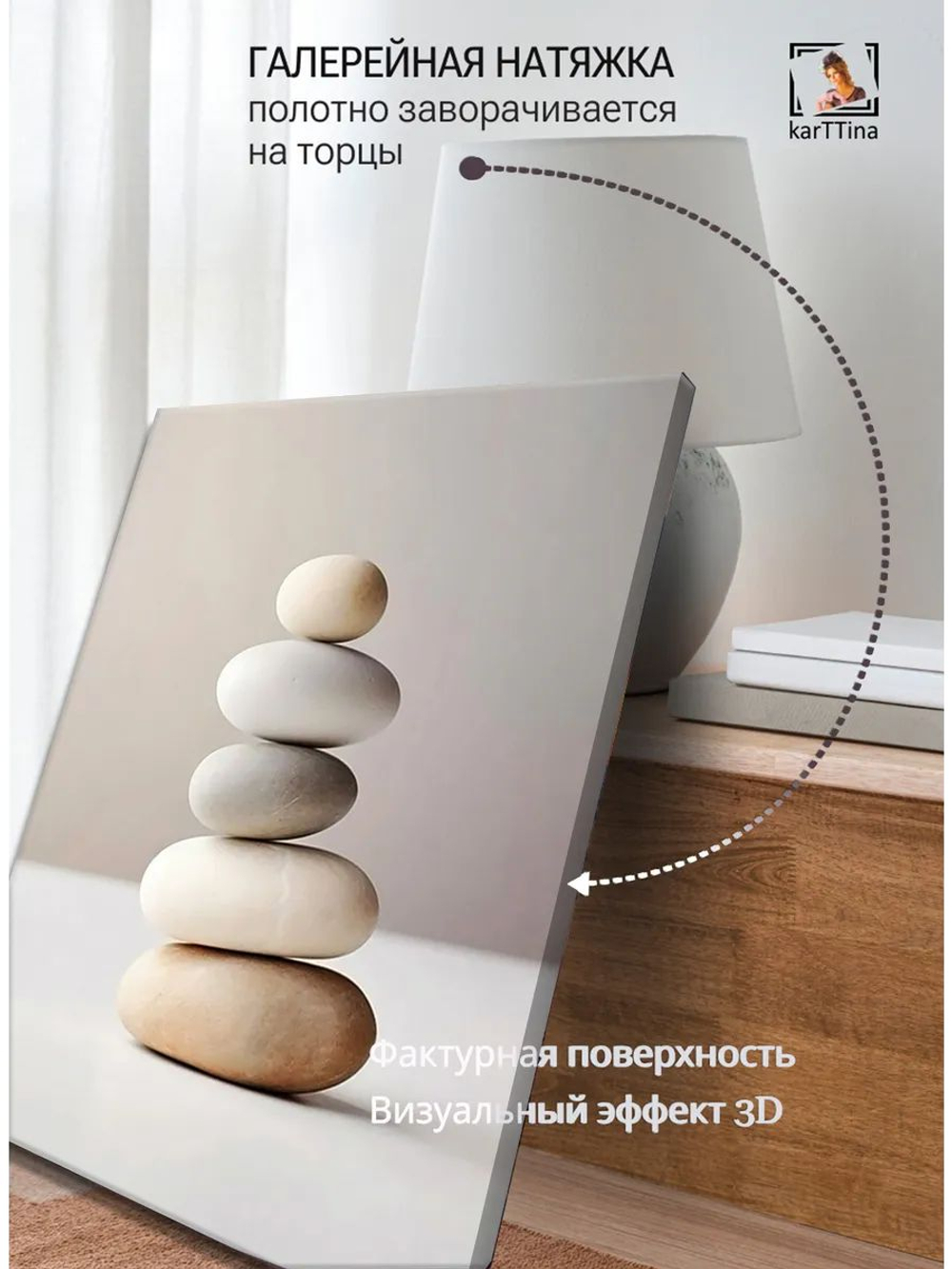 Картина "Чарующая проза", галерейная 50х70см 1шт.
