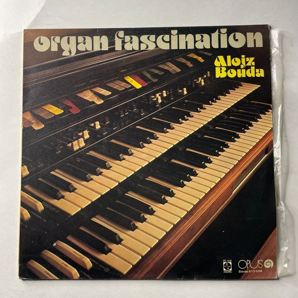 Винтажная виниловая пластинка LP Alojz Bouda Organ Fascination (Чехословакия 1978)