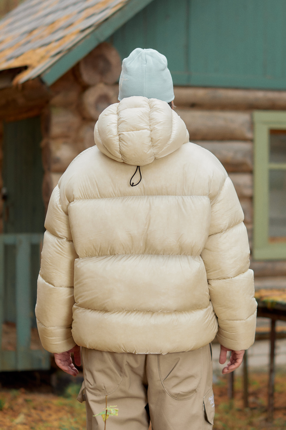 Шапка Called a Garment Moon Around Beanie "Ice Blue"