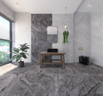 Usak Seramik Toronto Black Granuled Sugar 60x120