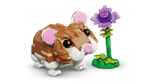 Конструктор Лего Креатор Милый хомяк с цветком — 3в1 | LEGO Creator Cute Hamster 31376, 166 деталей (7+)