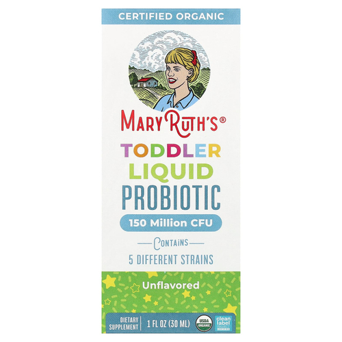 MaryRuth's, Жидкие капли с пробиотиком для малышей, Cocomelon ™, для детей от 1 до 3 лет, без добавок, 30 мл (1 жидк. Унция)