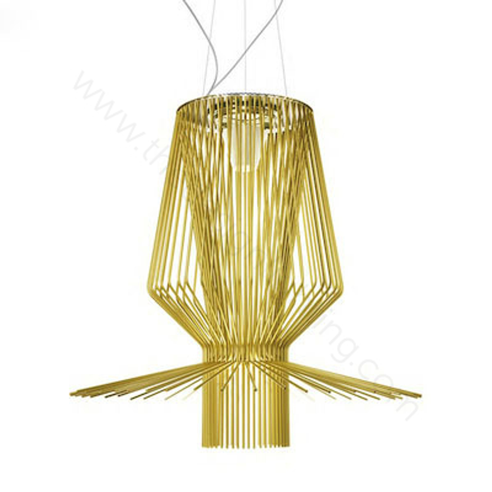 Pendant design lamp  Allegretto Assai 2 by Foscarini (Gold)