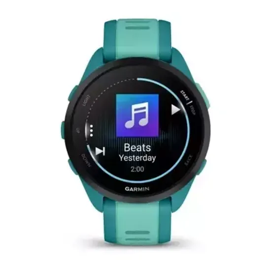 Беговые смарт-часы Garmin Forerunner 165 Music, Turquoise/Aqua 010-02863-32