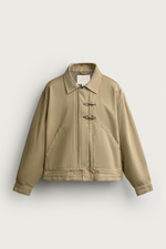 КУРТКА СВОБОДНОГО КРОЯ С МЕТАЛЛИЧЕСКИМИ ЗАСТЕЖКАМИ — ZARA · 6987/339