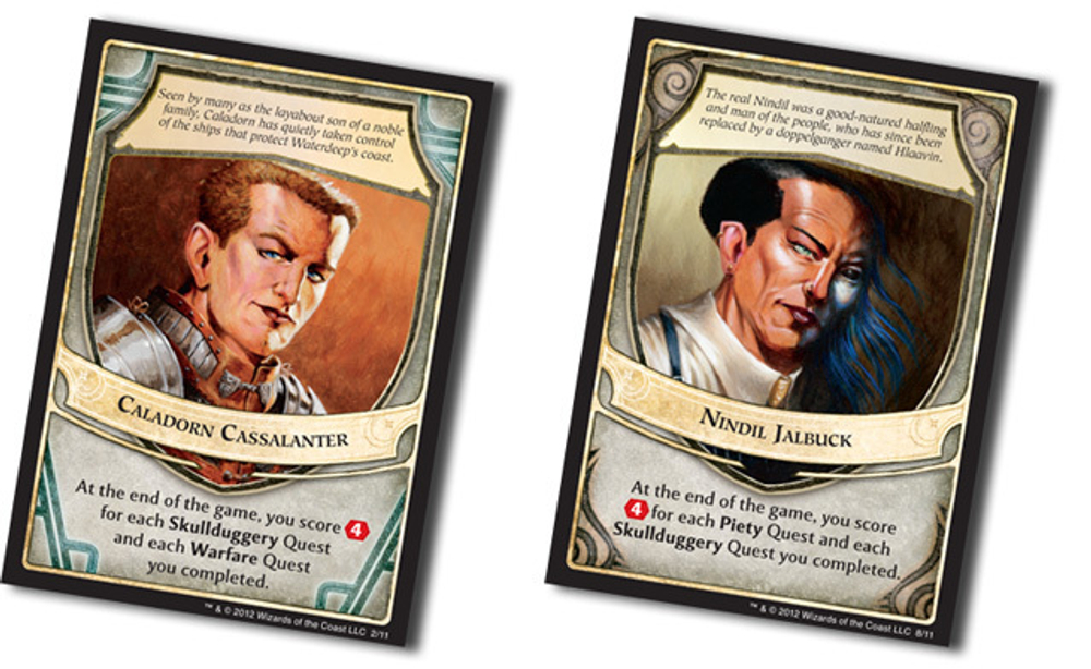 Dungeons and Dragons Boardgame: Lords of Waterdeep. Карты