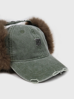 Бейсболка-шапка Misbhv Sankt Moritz Fur Olive