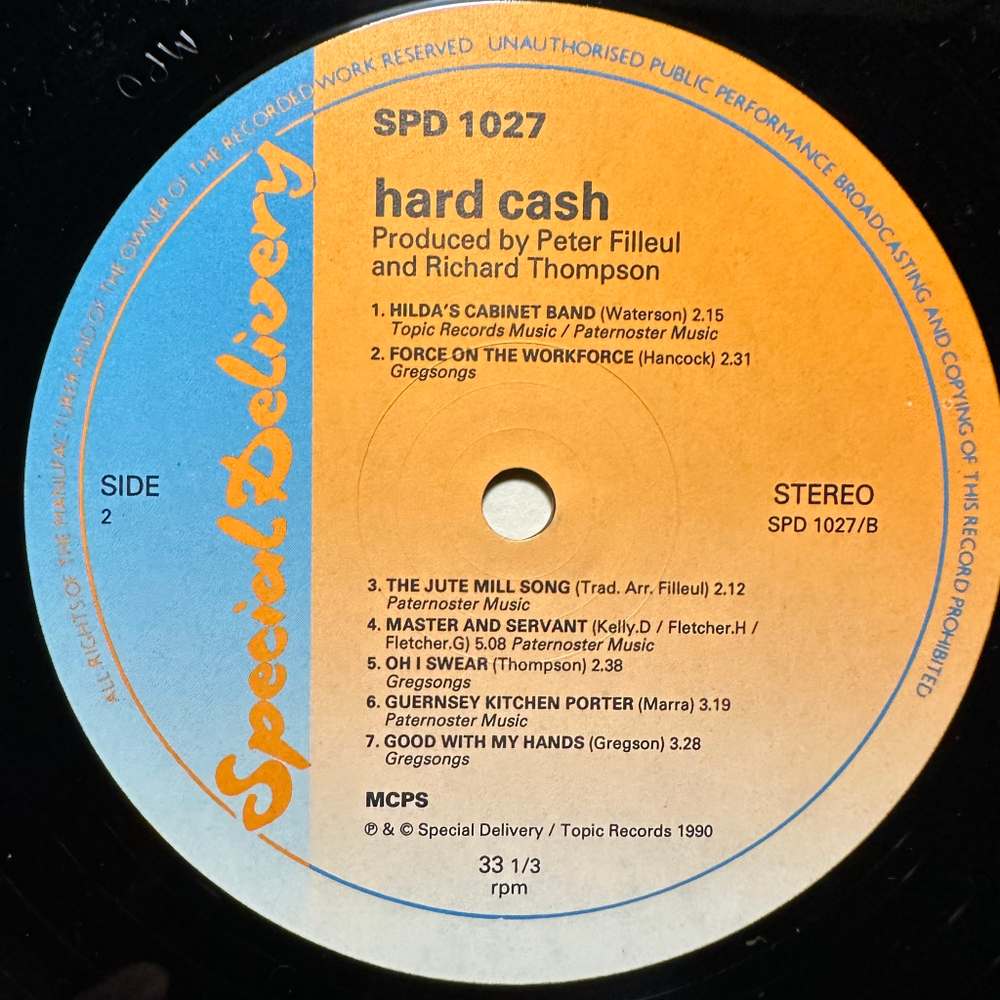 Сборник Hard Cash (Англия 1990г.)