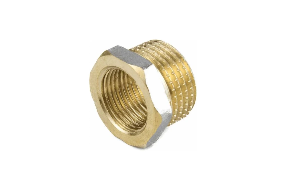 Футорка латунная Aquasfera Ду10x8, резьба/муфта, никель 9024-10 128-6210