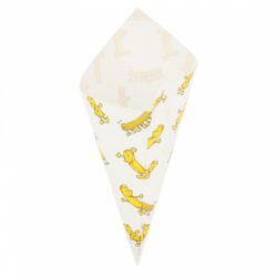 Конус Chips для снеков/фри/орешков 100 гр, жиростойкий пергамент, 24*17 см, 250 шт/уп, G