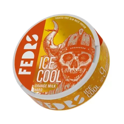 Снюс FEDRS ICE COOL №9 ORANGE MILK HARD (65 МГ) - АПЕЛЬСИНОВОЕ МОЛОКО