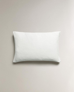 ZARA HOME ОДНОТОННАЯ НАВОЛОЧКА (200 НИТЕЙ), БЕЛЫЙ