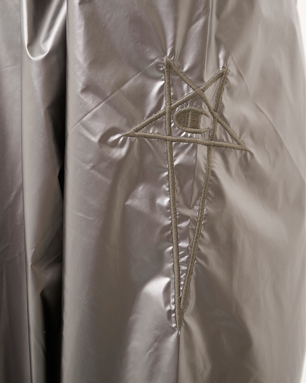 RICK OWENS X CHAMPION КУРТКА СЕРЕБРИСТАЯ JUMBO JASON'S