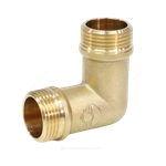 Угольник латунь Ду 15 (1/2") НР/НР VALFEX VF.093.L.012