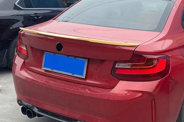 Спойлер глянцево - черный V.4 дляBMW 2 F22 F87 2014-2021 coupe