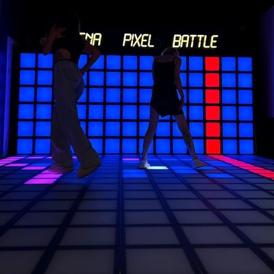 Интерактивный светодиодный пол «Арена Pixel battle» 364шт максимальная комплектация 33 кв. м.