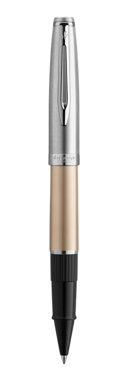 Ручка роллер Waterman  Embleme цвет GOLD CT, цвет чернил: черный