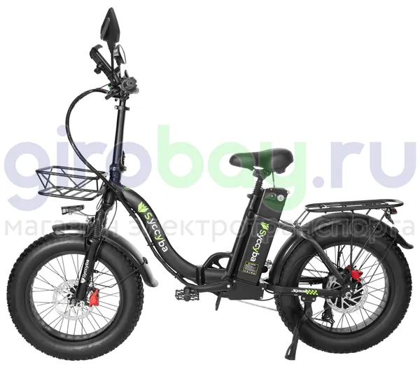 Электровелосипед Syccyba F11 Pro Dual 48V/15Ah (полный привод) - Черный обод фото №3